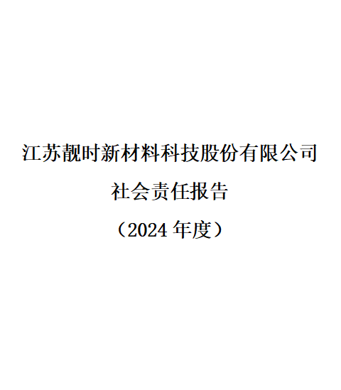 社會責(zé)任報(bào)告 （2024年度）